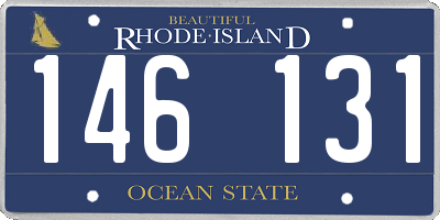 RI license plate 146131