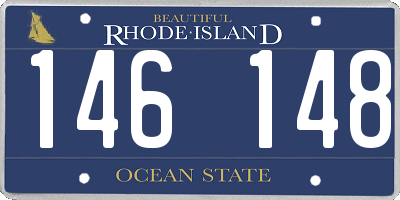 RI license plate 146148