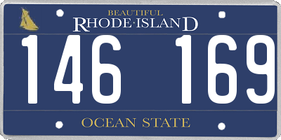 RI license plate 146169