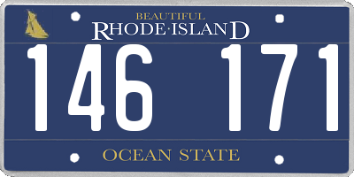 RI license plate 146171