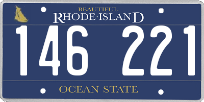 RI license plate 146221