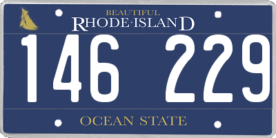RI license plate 146229