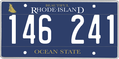 RI license plate 146241