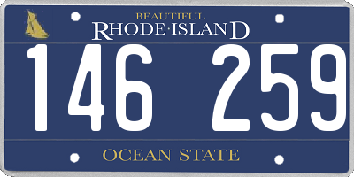 RI license plate 146259
