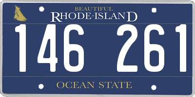 RI license plate 146261
