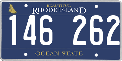 RI license plate 146262