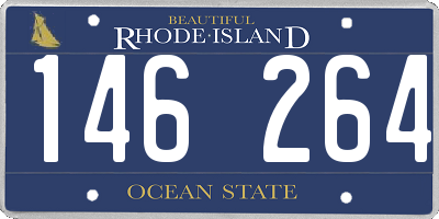 RI license plate 146264