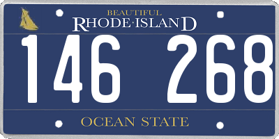 RI license plate 146268