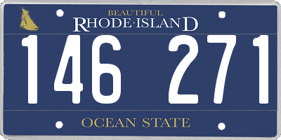 RI license plate 146271