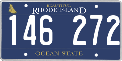 RI license plate 146272