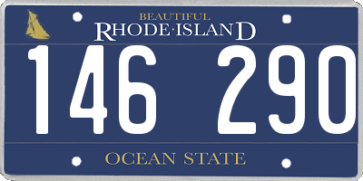 RI license plate 146290