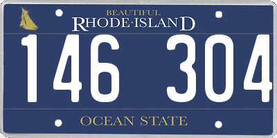 RI license plate 146304