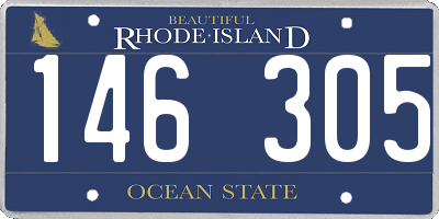 RI license plate 146305