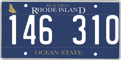 RI license plate 146310