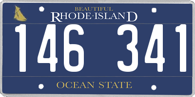 RI license plate 146341