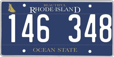 RI license plate 146348