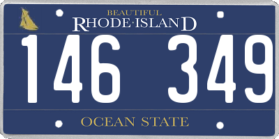 RI license plate 146349