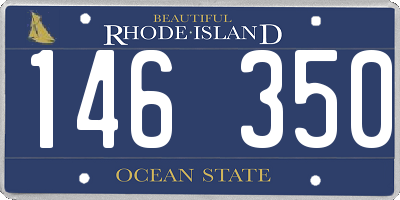 RI license plate 146350