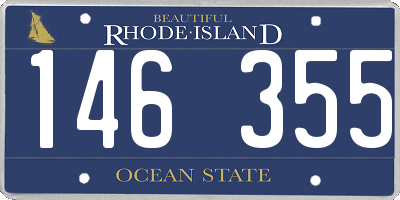RI license plate 146355