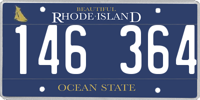 RI license plate 146364