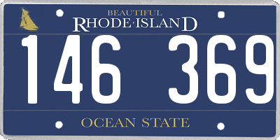 RI license plate 146369