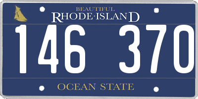 RI license plate 146370