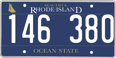 RI license plate 146380