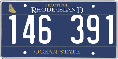 RI license plate 146391