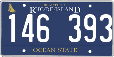 RI license plate 146393