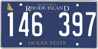 RI license plate 146397
