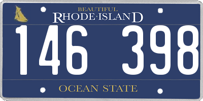 RI license plate 146398