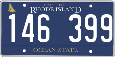 RI license plate 146399