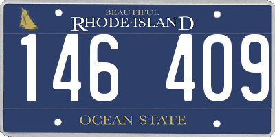 RI license plate 146409
