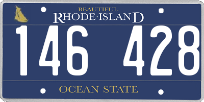 RI license plate 146428
