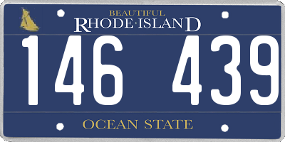 RI license plate 146439