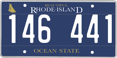 RI license plate 146441