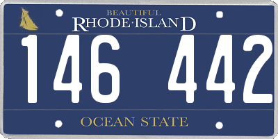 RI license plate 146442