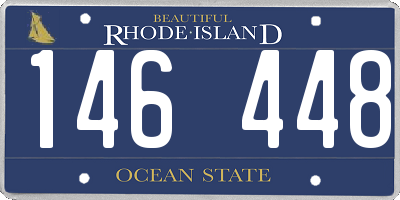 RI license plate 146448