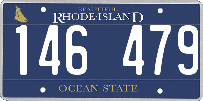 RI license plate 146479