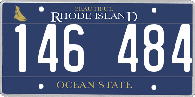RI license plate 146484