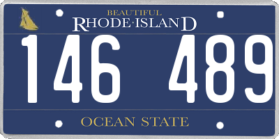 RI license plate 146489