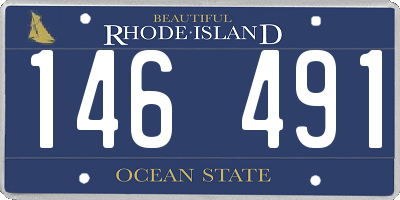 RI license plate 146491