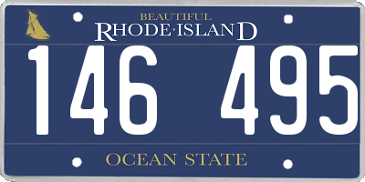 RI license plate 146495