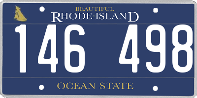 RI license plate 146498