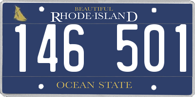 RI license plate 146501