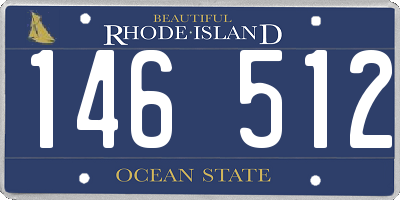 RI license plate 146512