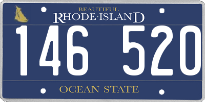 RI license plate 146520