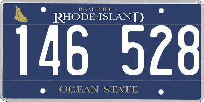 RI license plate 146528