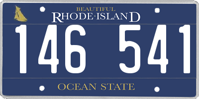 RI license plate 146541