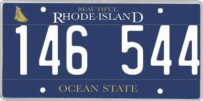 RI license plate 146544
